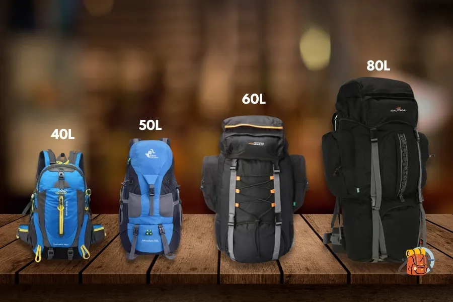Mochilas certas entre 40 e 80 litros para arrumar mochila para trekking