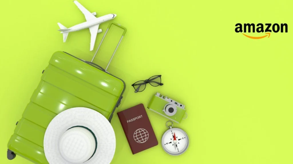 Conjunto de malas de viagem com desconto na Amazon, modelos rígidos coloridos ideais para suas próximas férias